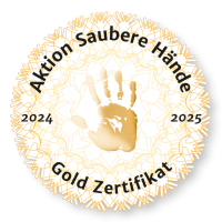 Aktion Saubere Hände Gold Zertifikat 2024 - 2025